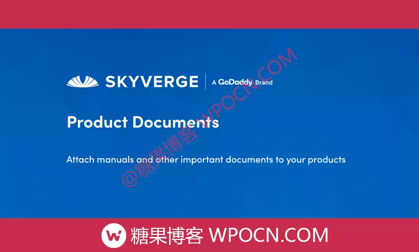 Product Documents for WooCommerce英文版插件 - 产品文档插件-糖果博客