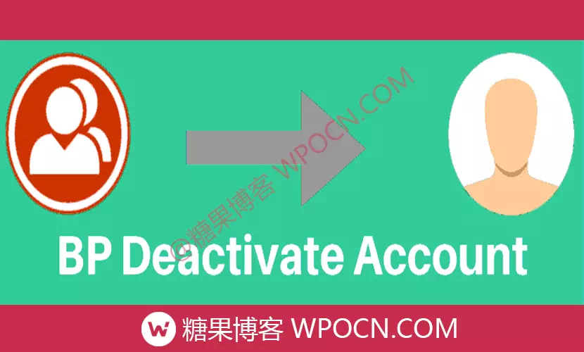 BuddyPress Deactivate Account英文版插件 - 停用帐户插件-糖果博客