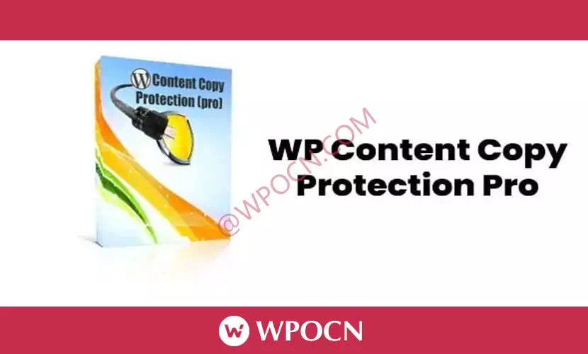 WP Content Copy Protection & No Right Click PRO英文版插件 - 内容复制保护和无右键单击插件-糖果博客