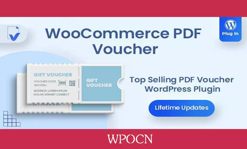 WooCommerce PDF Vouchers英文版插件 -  优惠券插件-糖果博客