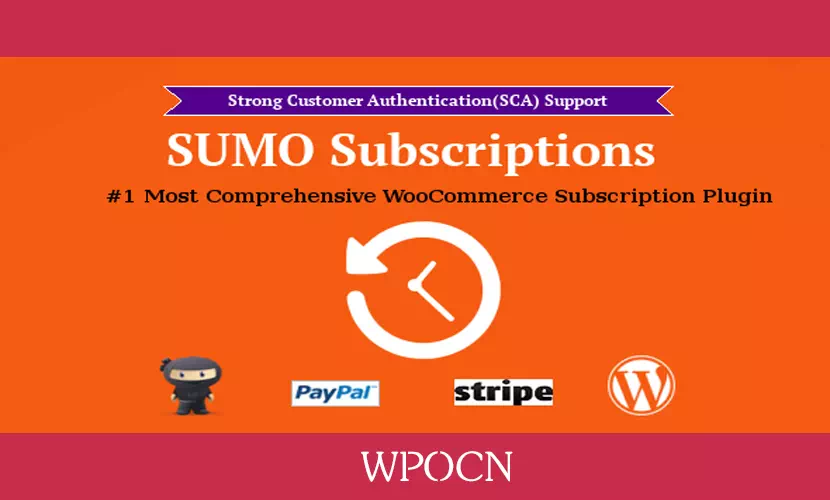 SUMO Subscriptions for WooCommerce英文版插件 - 商城订阅系统插件-糖果博客