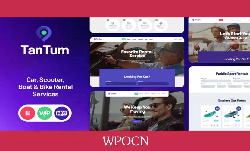 TanTum英文版主题 – 租赁服务WordPress主题-糖果博客