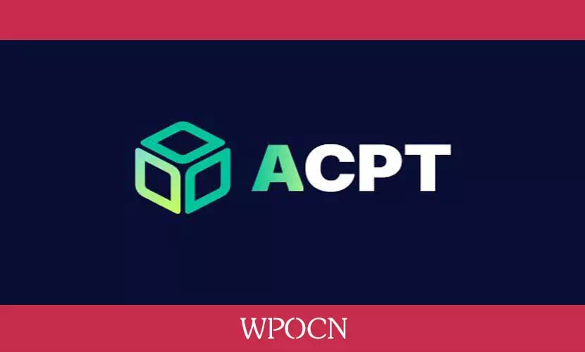 ACPT英文版插件 – 自定义帖子类型插件-糖果博客