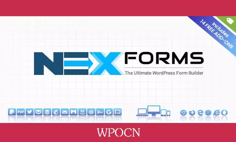 NEX-Forms英文版插件 – 表单构建插件-糖果博客