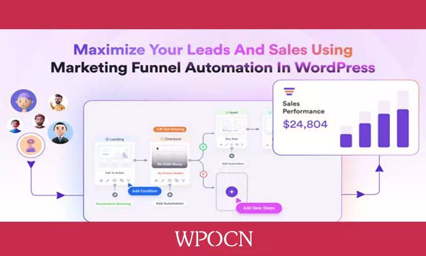 WPFunnels Pro英文版插件 – 拖放式销售漏斗构建器插件-糖果博客