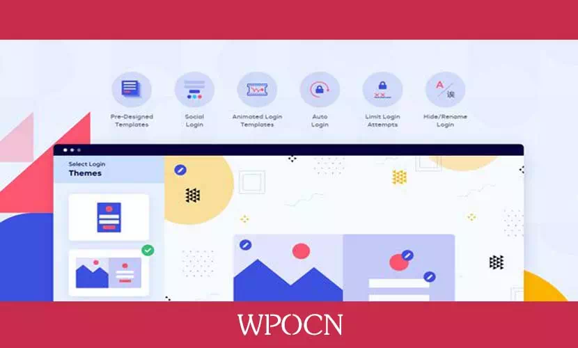 LoginPress Pro英文版插件 – 自定义登录页面插件-糖果博客