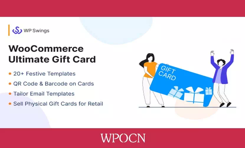 WooCommerce Ultimate Gift Card英文版插件 – 定制邮件模板创建、销售和管理礼品卡插件-糖果博客