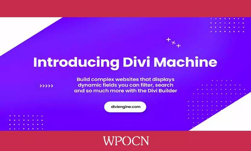 Divi Machine英文版插件 - 页面动态内容生成器插件-糖果博客