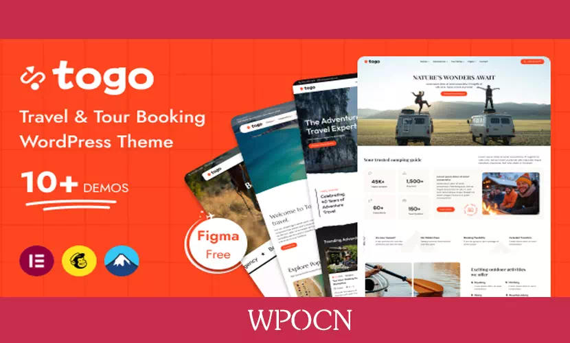 Togo英文版主题 – 旅行和旅游预订WordPress主题-糖果博客