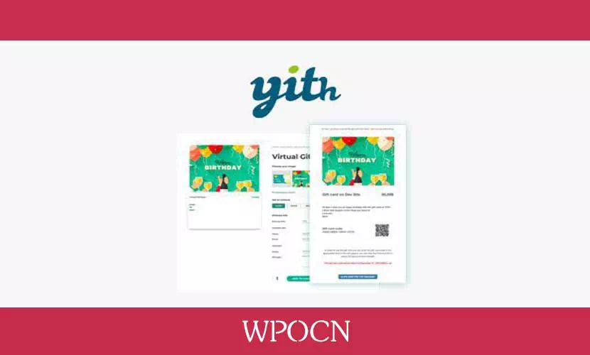 YITH WooCommerce Gift Cards Premium英文版插件 – 礼品卡插件-糖果博客