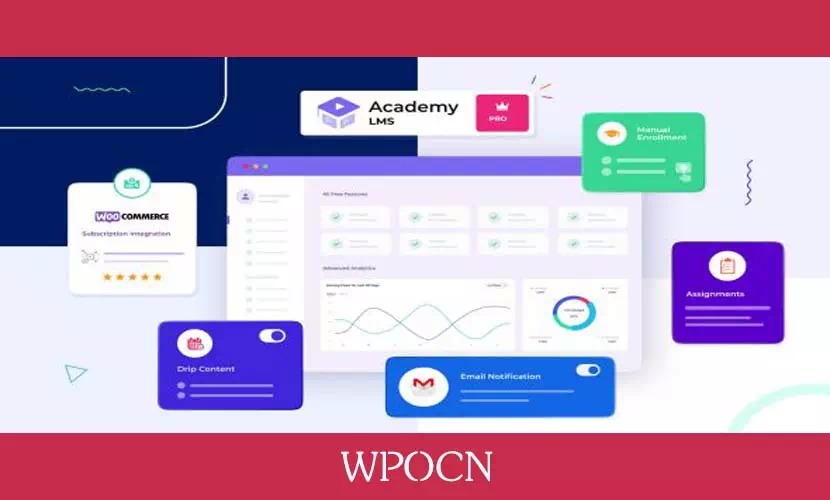 Academy LMS Pro英文版插件 – 学习管理系统插件-糖果博客