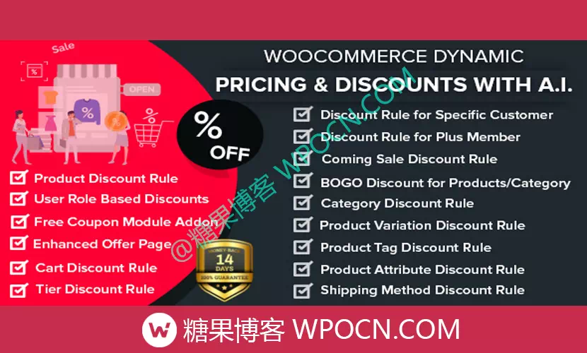 WooCommerce Dynamic Pricing & Discounts with AI英文版插件 - 动态定价和折扣插件-糖果博客