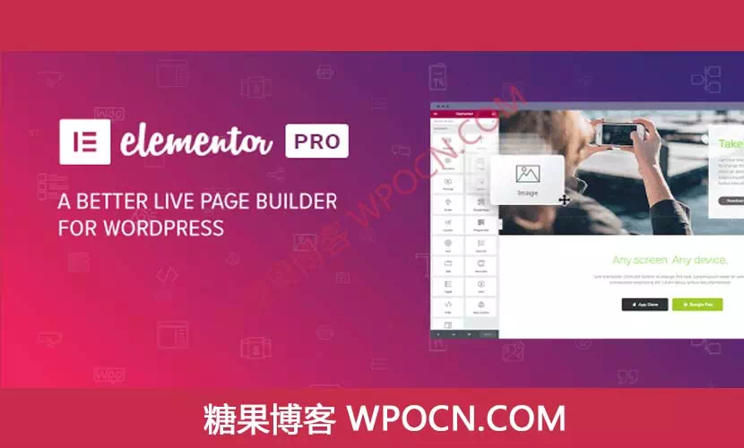 Elementor Pro英文版插件 – 页面生成器插件-糖果博客