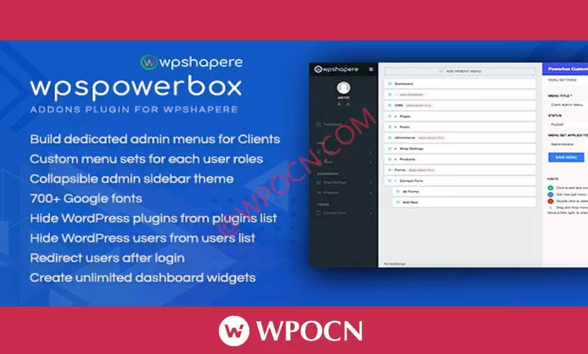 WPSPowerbox英文版插件 - WPShapere扩展插件-糖果博客