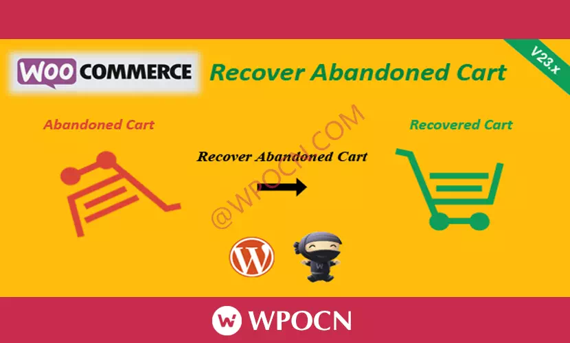 WooCommerce Recover Abandoned Cart英文版插件 – 恢复购物车插件-糖果博客