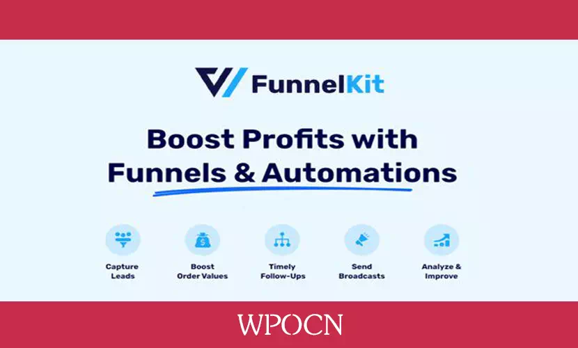 FunnelKit Funnel Builder Pro英文版插件 – Woo销售漏斗编辑器插件-糖果博客