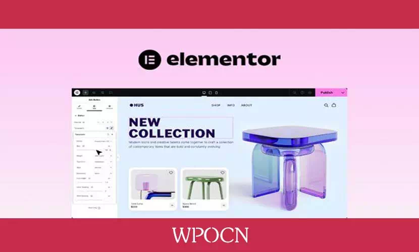 Elementor Pro英文版插件 – 页面生成器插件-糖果博客