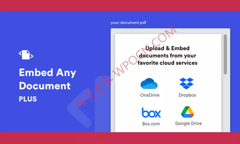 Embed Any Document Plus – 嵌入任何文档插件汉化版-糖果博客