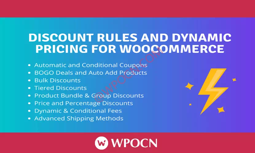 WooCommerce Dynamic Pricing and Discounts Plugin英文版插件 - 动态定价和折扣插件-糖果博客