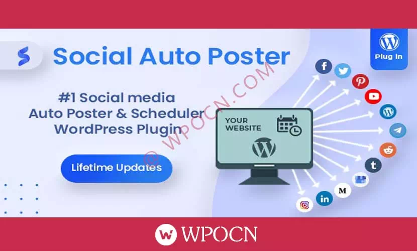 Social Auto Poster英文版插件 - 社交自动发布插件-糖果博客