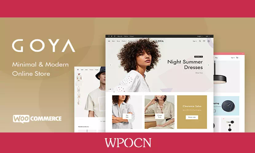Goya英文版主题 – 现代简约商城WordPress主题-糖果博客
