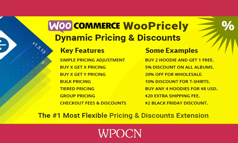 Dynamic Pricing & Discounts for WooCommerce英文版插件 - 动态定价和折扣插件-糖果博客