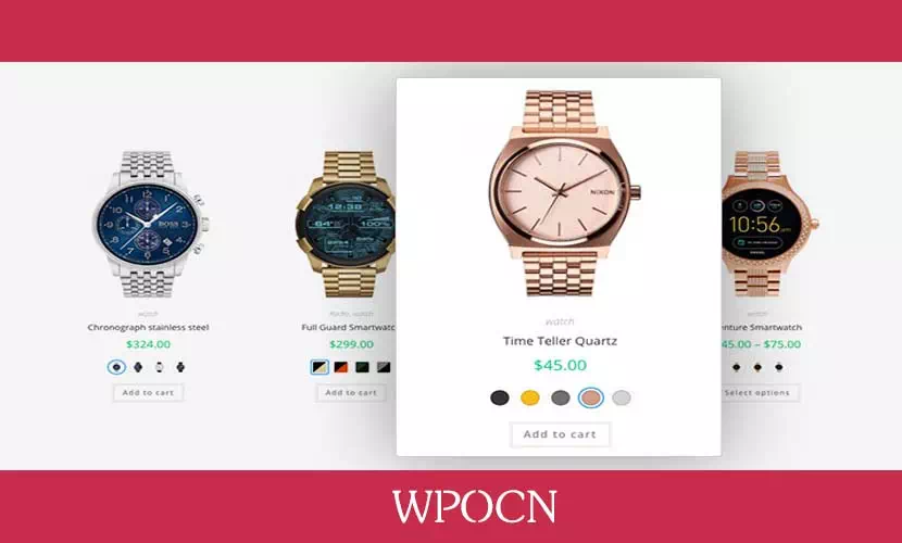 WooCommerce Variation Swatches Pro英文版插件 – 产品属性变体色板插件-糖果博客