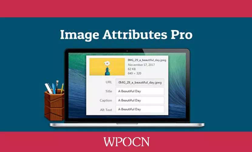 Auto Image Attributes Pro英文版插件 – 自动图像属性插件-糖果博客