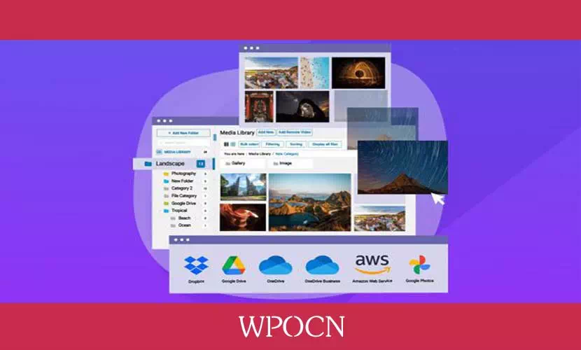 WP Media Folder英文版插件 - 媒体库文件管理插件-糖果博客