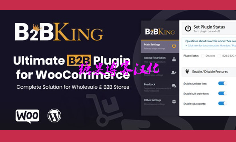 B2BKing Pro – 终极WooCommerce B2B和批发插件汉化版-糖果博客