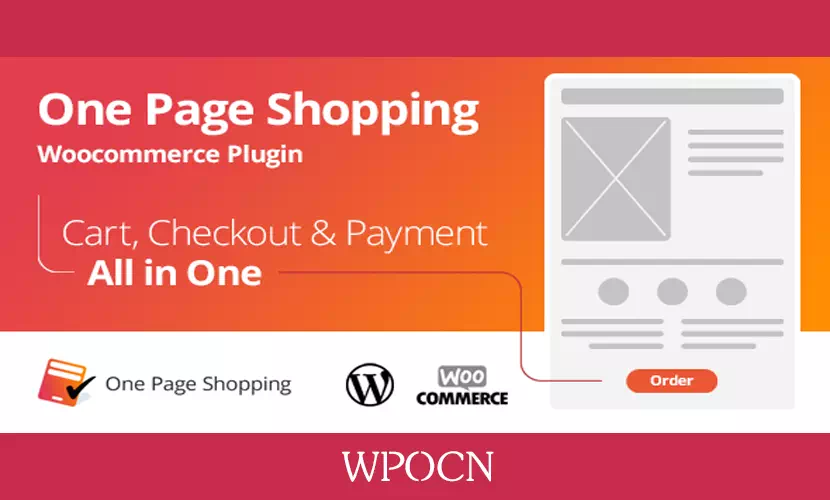 WooCommerce One Page Shopping英文版插件 - 单页购物结账插件-糖果博客