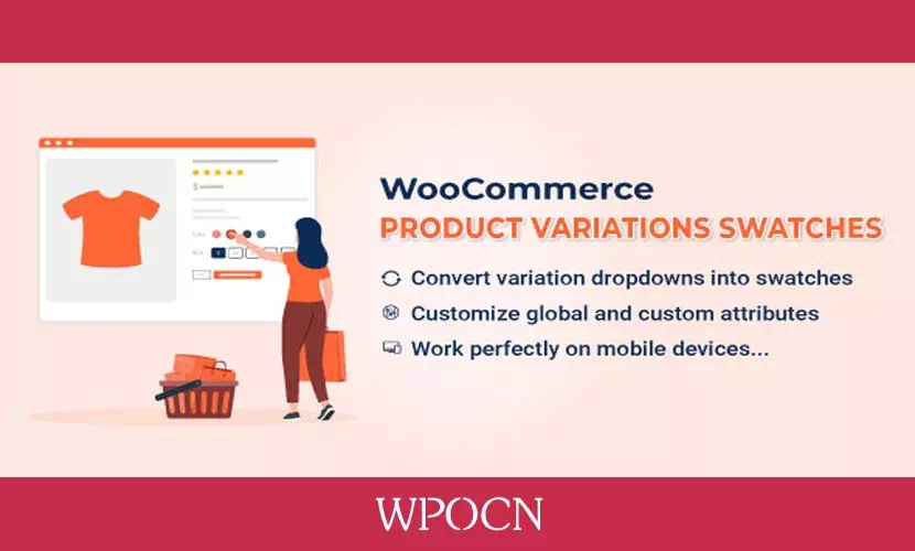 WooCommerce Product Variations Swatches英文版插件 - 产品属性色板插件-糖果博客