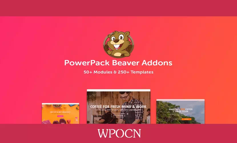 PowerPack for Beaver Builder英文版插件 - Beaver Builder扩展插件-糖果博客