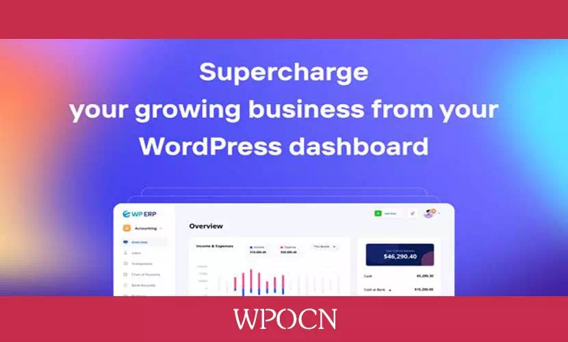 WP ERP Pro英文版插件 – 人力资源解决方案插件-糖果博客