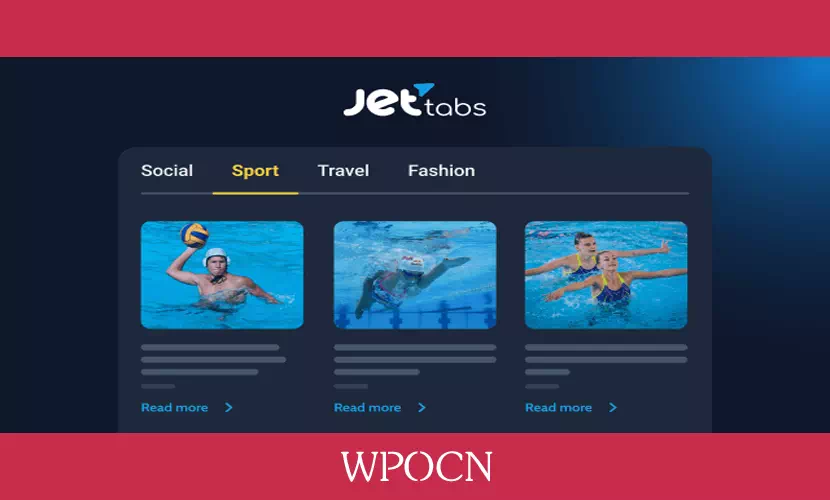JetTabs For Elementor英文版插件 - Elementor标签页、开关和手风琴块插件-糖果博客