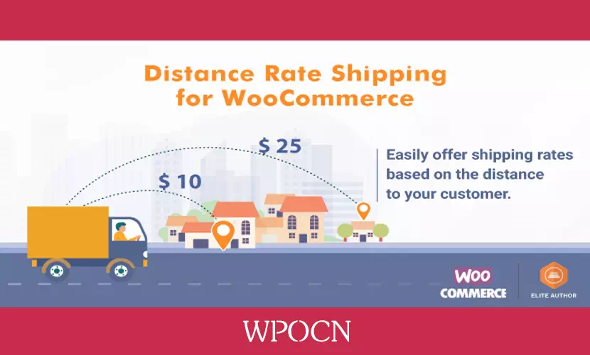 Distance Rate Shipping for WooCommerce英文版插件 - 按距离设置运费插件-糖果博客