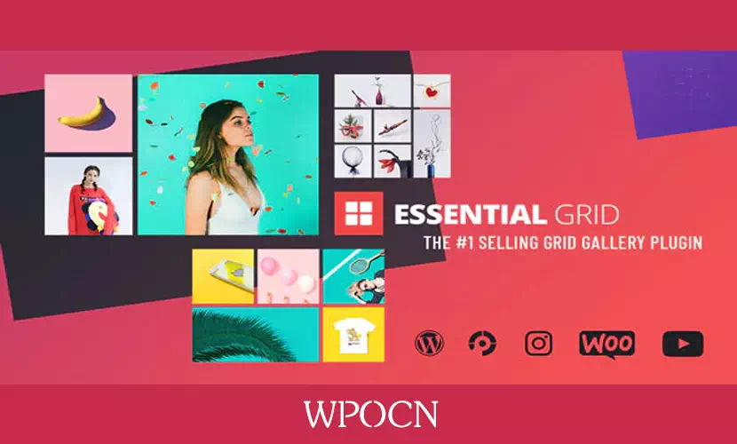 Essential Grid Gallery WordPress Plugin英文版插件 - 网格图库插件-糖果博客