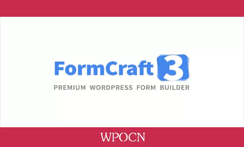 FormCraft英文版插件 - 表单构建插件-糖果博客