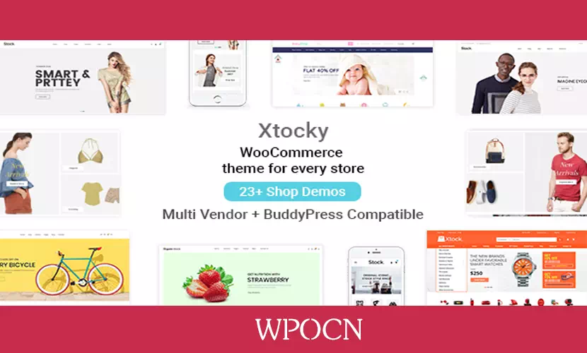 Xtocky英文版主题 – 商城WordPress主题-糖果博客
