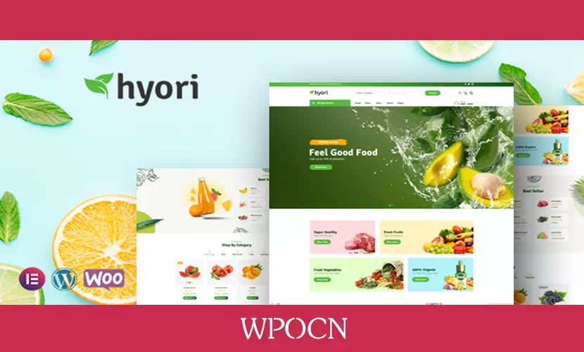 Hyori英文版主题 – 有机食品WordPress主题-糖果博客