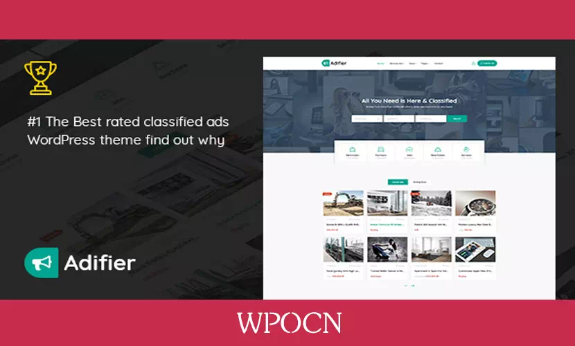 Adifier英文版主题 - 分类广告WordPress主题-糖果博客