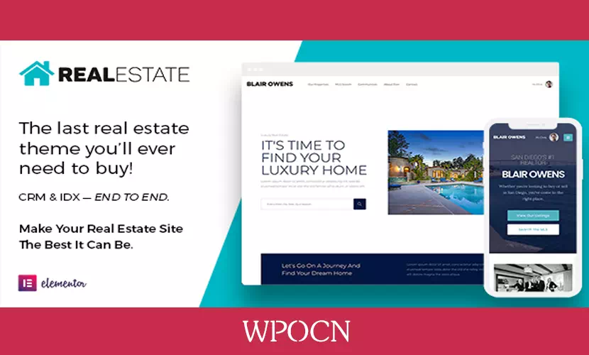 WP Pro Real Estate 7英文版主题 - 房地产WordPress主题-糖果博客