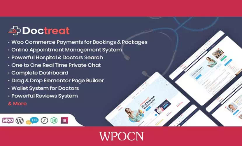 Doctreat英文版主题 – 医院和医生目录WordPress主题-糖果博客