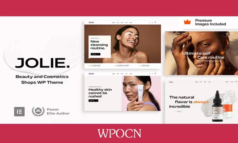 Jolie英文版主题 – 美容电子商务WordPress 主题-糖果博客