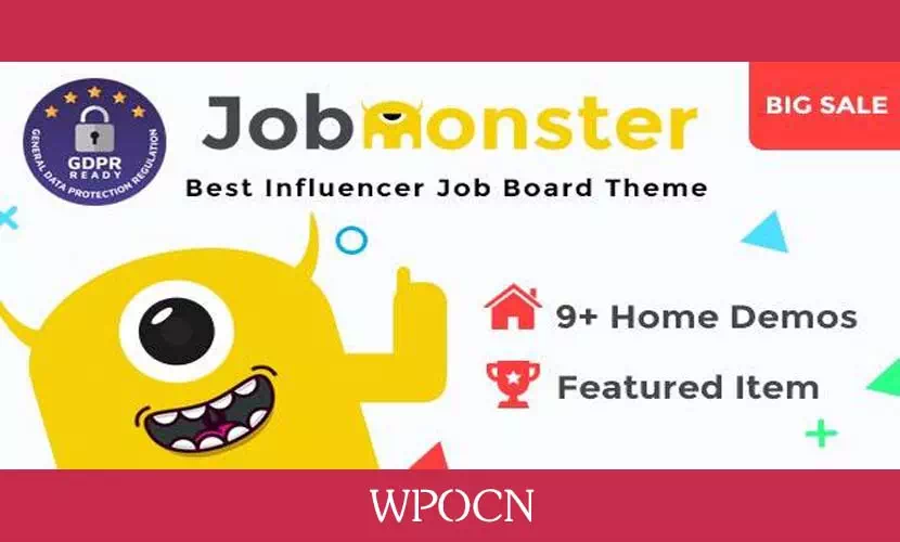 Jobmonster英文版主题 - 求职招聘WordPress主题-糖果博客