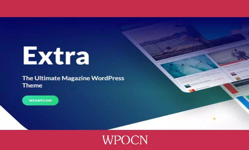 Extra英文版主题 - 新闻杂志WordPress主题-糖果博客