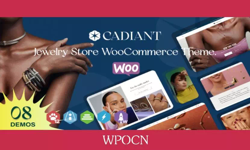 Cadiant英文版主题 - 珠宝店WordPress主题-糖果博客