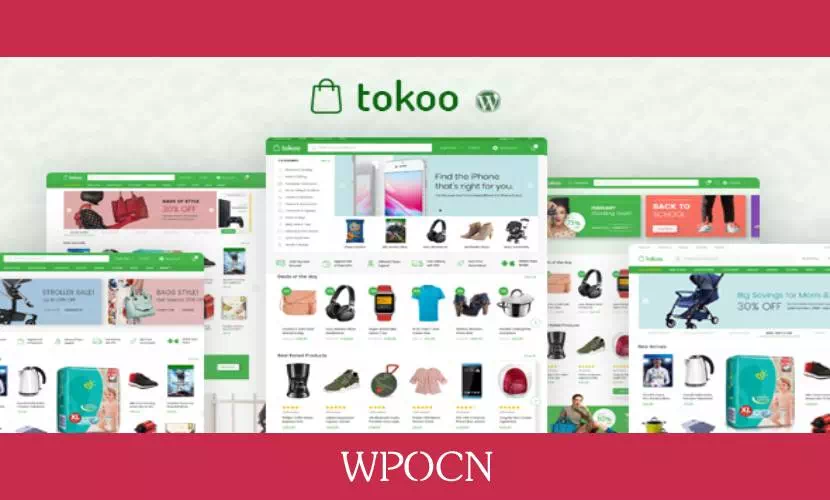 Tokoo英文版主题 - 电子商店WordPress主题-糖果博客
