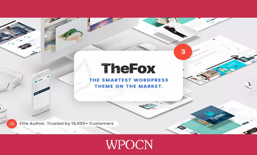 TheFox英文版主题 – 响应式多用途WordPress主题-糖果博客