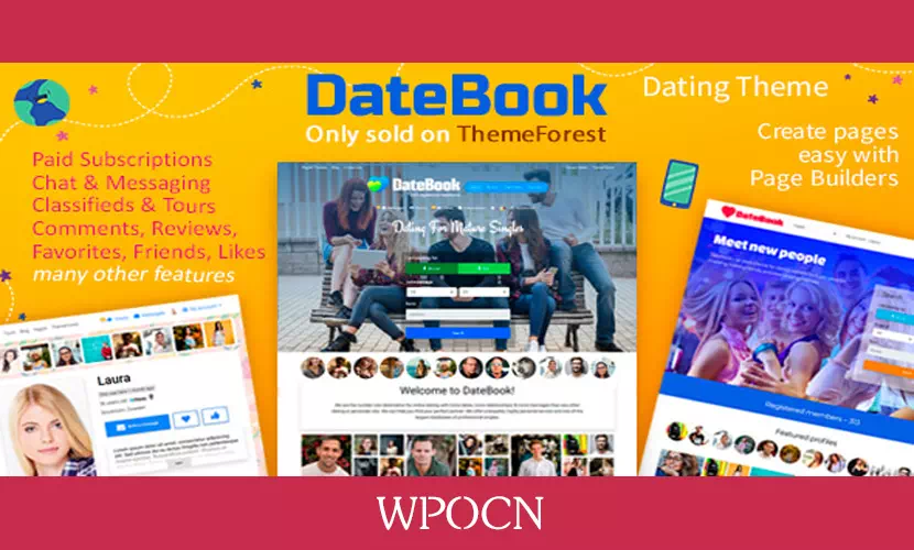 DateBook英文版主题 -预约WordPress主题-糖果博客